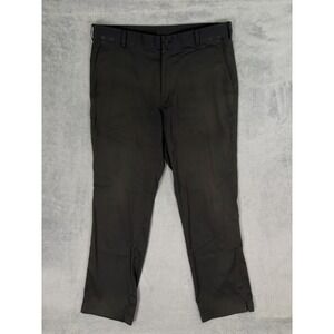 Nike Golf Dress Pants Mens 34x32 Black Straight Dri Fit Casual Athletic Stretch